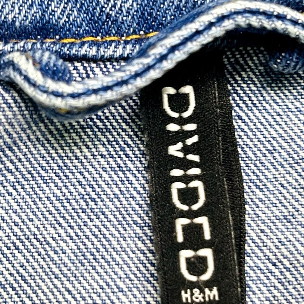 H&M Divided Light Blue Denim Jacket Size XS - Picture 2 of 9